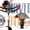 Tarière thermique 3 CV 52 cm3, + lot de 8 mèches (40, 60, 80, 100, 150, 200, 250 et 300 mm) – Image 5
