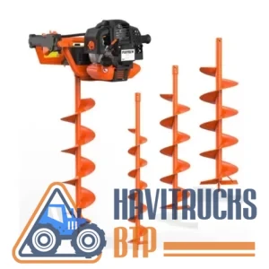 Tarière thermique FX-EB152 Fuxtec avec mèches de 100, 150 et 200 mm