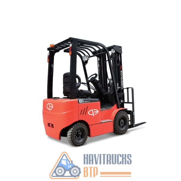 Chariot élévateur 1T8 électrique Occasion levée 4m80 4 roues